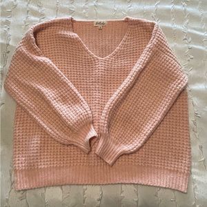 Coral sweater